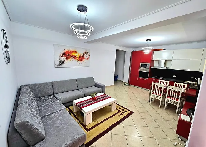 Saranda Boulevard Apartment アパート *
